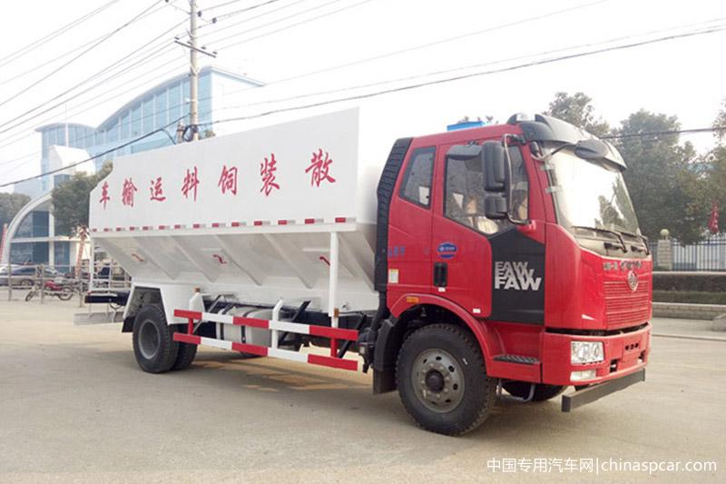 解放J6散裝飼料運(yùn)輸車
