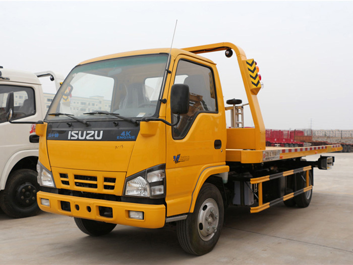 國(guó)六五十鈴黃牌一拖二清障車