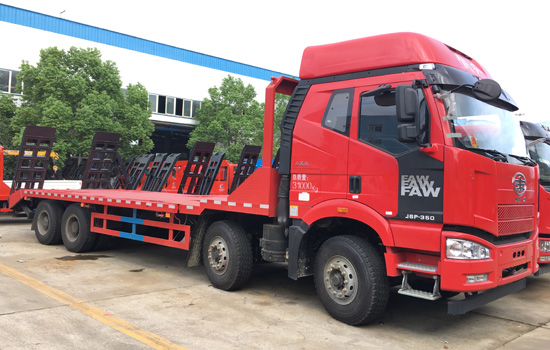 【國六】解放J6前四后八平板車