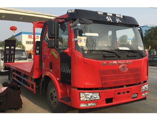 【國六】解放J6單橋平板車