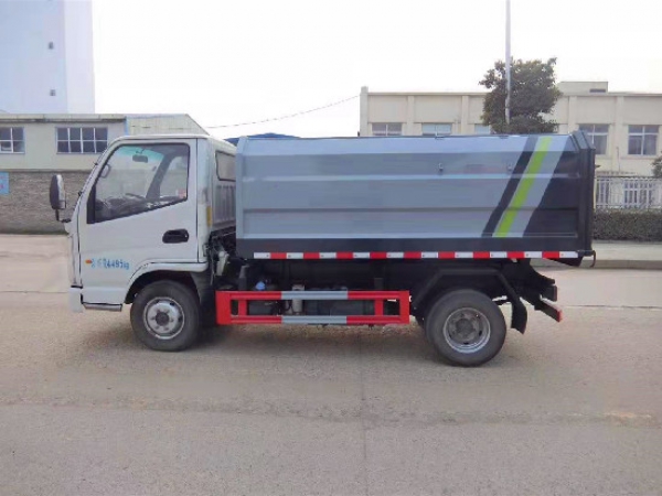 凱馬國六藍牌4方自裝卸（掛桶）式垃圾車