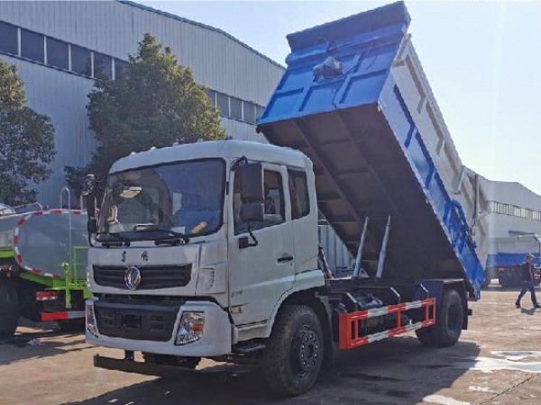 國六東風(fēng)153壓縮對接翼展自卸垃圾車