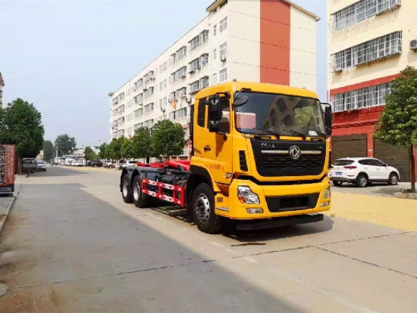 東風天龍國六20~25方車廂可卸(鉤臂)式垃圾車